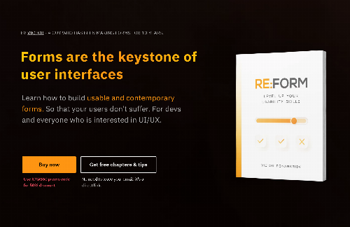 startuptile Book about forms usability for devs-