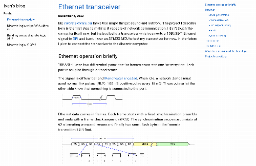 startuptile I made an Ethernet transceiver from logic gates-