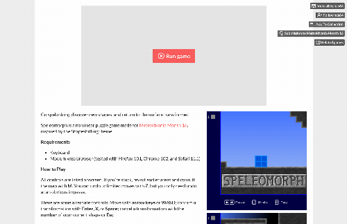 startuptile Speleomorph, an Exploration Puzzle-