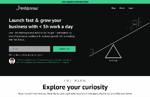 startuptile Paretopreneur-Work less earn more & be happy | Community of solopreneurs