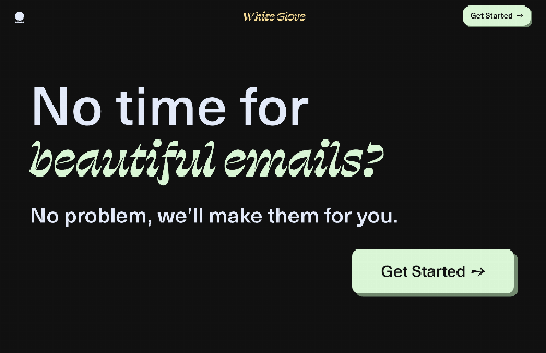 startuptile White Glove open source email templates-