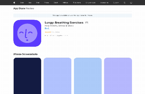 startuptile Real-time visuals for stress and anxiety that respond as you breathe-