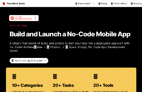 startuptile No-Code App Sprint-Build and Launch a No-Code Mobile App