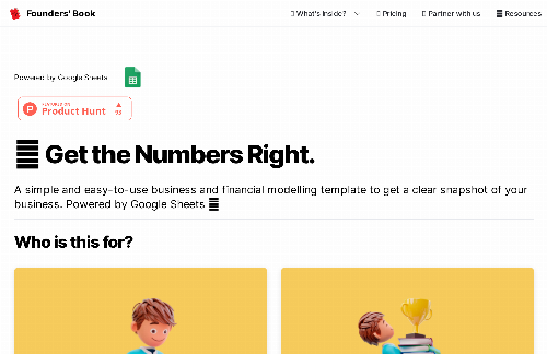 startuptile Financial Model Template-Simple and easy-to-use financial model builder for startups.