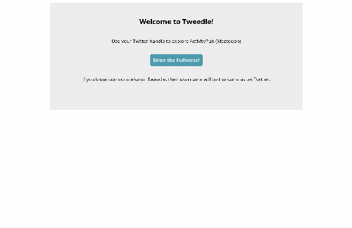 startuptile Log in to Mastodon with your Twitter account-