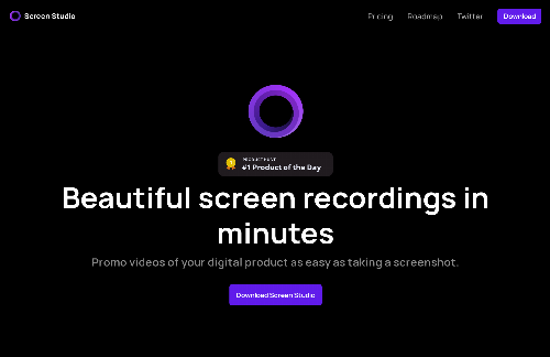 startuptile Screen Studio – Beautiful screen recordings in minutes-
