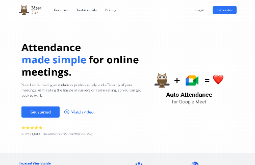 startuptile Meet List-Streamline your meetings with automatic attendance tracking