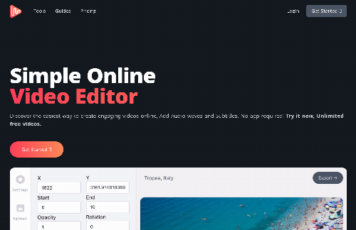 startuptile EchoWave-Simple Online Video Editor