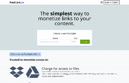 startuptile Create a paid link to anything-