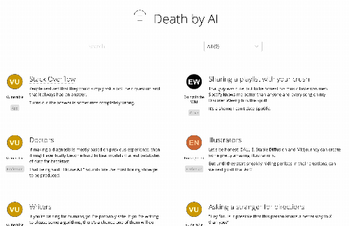 startuptile Death by AI-