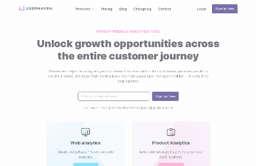 startuptile Usermaven-Uncover growth opportunities with the easiest analytics tool
