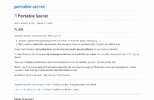 startuptile I store my critical secrets and document, and communicate privately-