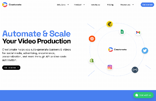 startuptile Creatomate – Video Generation API Through Node.js, PHP, Zapier, etc.-