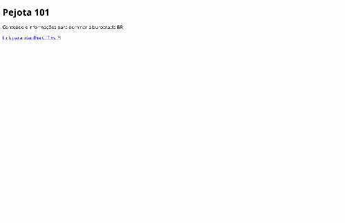 startuptile Pejota101-Tools and knowledge base for BR contractor devs