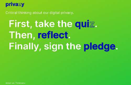 startuptile Digital privacy game for middle schoolers, our Harvard final project-