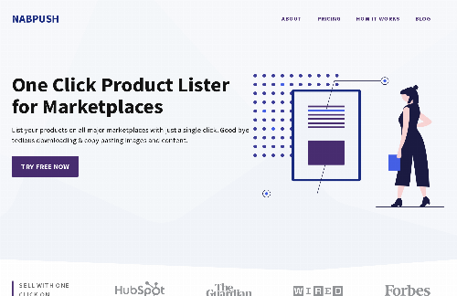 startuptile NabPush-One click product lister to Ebay Etsay Mercari Poshmark!