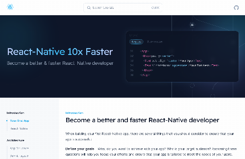 startuptile react-native-10x-faster.com-Become a better & faster React-Native developer