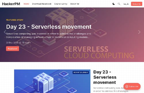 startuptile HackerPM-Tech and Data courses tailored for Product Managers 