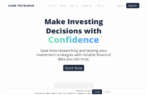 startuptile Crush The Market-Accelerate your stock analysis with us.