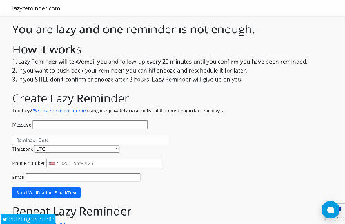 startuptile LazyReminder – Reminders for lazy people built by lazy people-