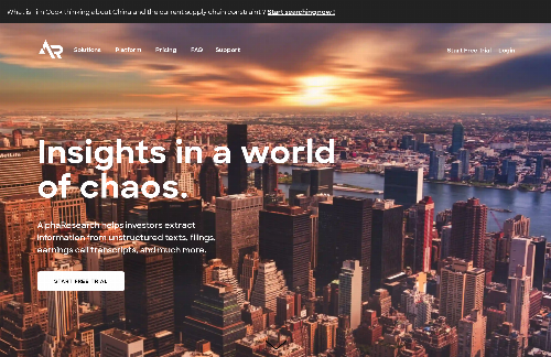 startuptile AlphaResearch-AlphaResearch helps investors extract information from unstructu