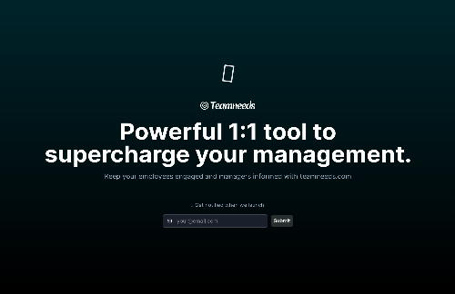startuptile Teamneeds-1 on 1 meeting tool to supercharge your management