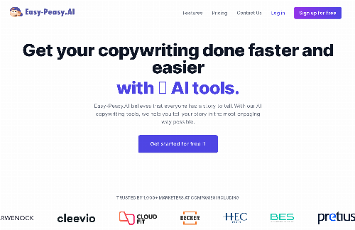 startuptile Easy-Peasy.AI-AI Copywriting and Content Assistant