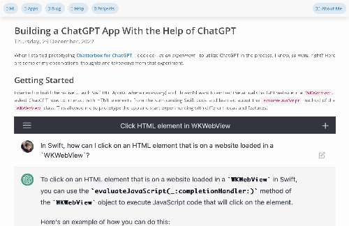 startuptile Building a ChatGPT App with the Help of ChatGPT-