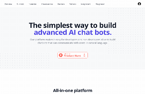 startuptile ChatBotKit-The simplest way to build advanced AI chat bots