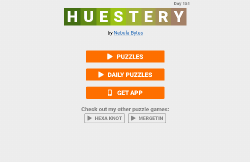 startuptile Huestery – casual browser game about sorting colors and making gradient-