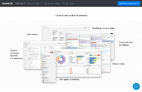 startuptile ozma.io-a low-code platform for CRM and ERP solutions