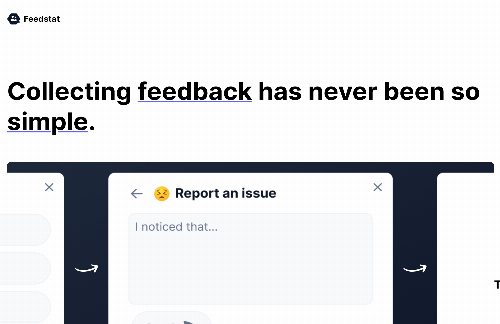 startuptile Feedstat-Collecting feedback has never been so simple.