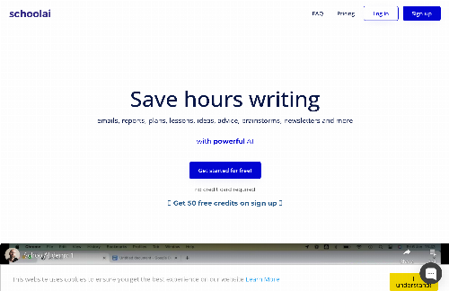 startuptile SchoolAI-Save hours writing for schools