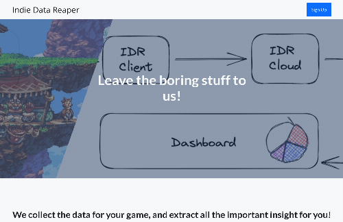 startuptile Indie Data Reaper-We collect  data from your game and extract insights