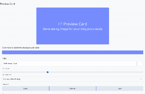 startuptile Preview Card – Generate og:image for your blog posts easily-