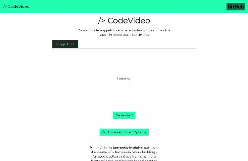 startuptile CodeVideo-Code in. Video out. That simple.