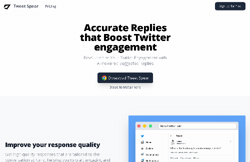 startuptile Tweet Spear – Accurate replies to boost your Twitter engagement-