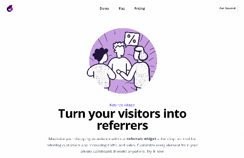 startuptile RefBoost-A Simple Referrals Widget