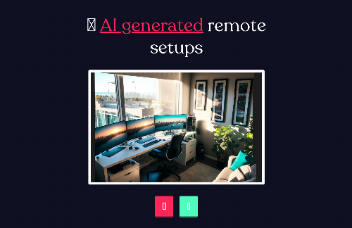 startuptile AI Remote Setups – Rate remote work setups generated with AI-