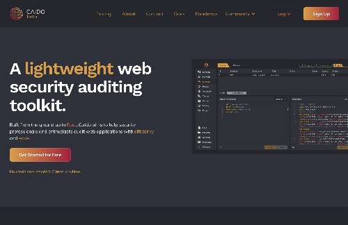 startuptile Caido, a lightweight web security auditing toolkit-