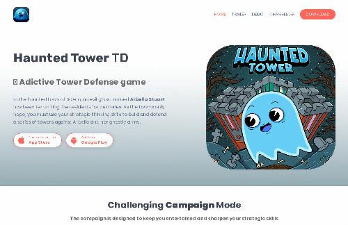 startuptile Haunted Tower-Tower Defense game for mobile and web