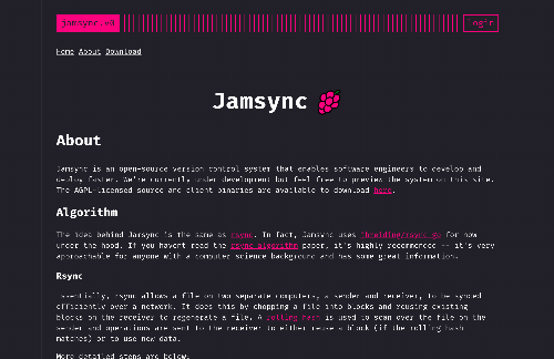 startuptile A version control system based on rsync-