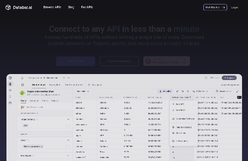 startuptile A spreadsheet that can connect to 1000 APIs-