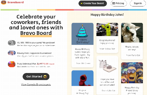 startuptile Bravoboard.xyz – a collaborative place for all your kudos and gratitude-