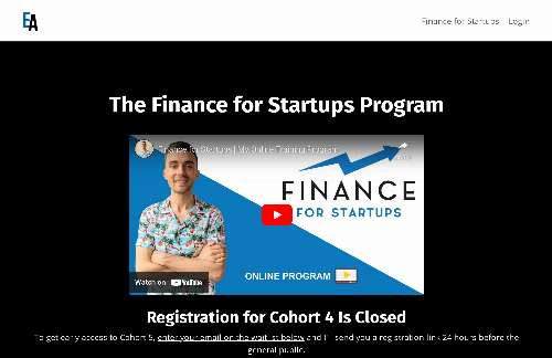 startuptile Finance for Startups (Cohort-Based-Course)-Learn the finance skills used to run and scale startups.