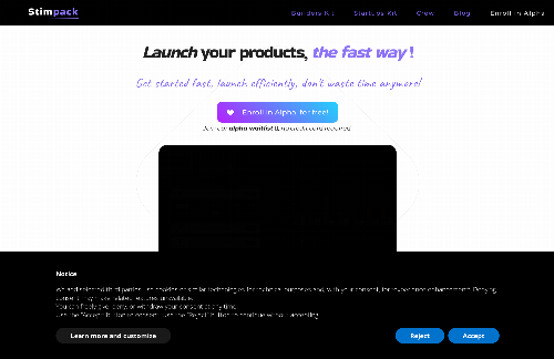 startuptile Stimpack-Launch your next product the fast way!