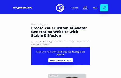 startuptile Create Your Custom AI Avatar Generation Website with Stable Diffusion-