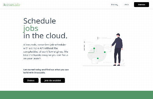 startuptile Snoozable-A low-code serverless job scheduler with a simple API 