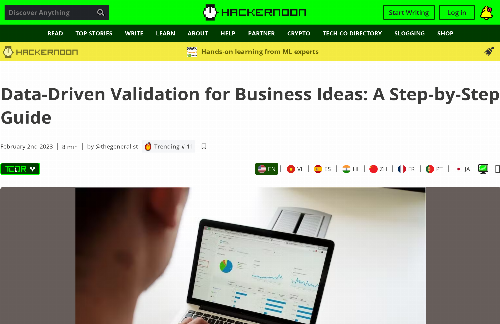 startuptile My article on idea validation on HN (Hackernoon)-