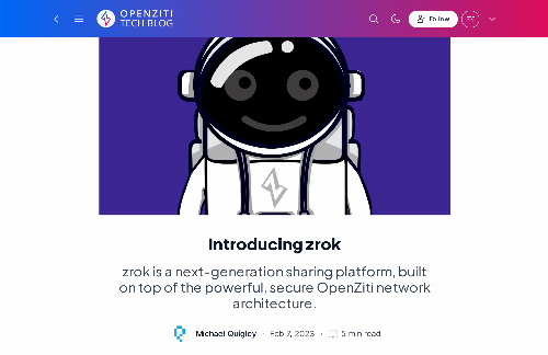 startuptile Zrok: open-source peer to peer sharing-